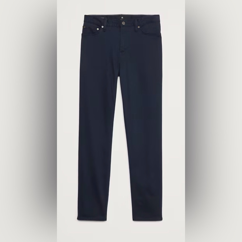 Banana Republic Men's Dark Blue Dress Corduroy Pants 35x30 Pima Cotton